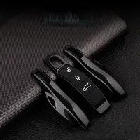 Car Smart Remote Key Case Fob Covers Set Shell for Porsche Panamera Spyder Carrera Macan Boxster Cayman Cayenne 911 970 981 991