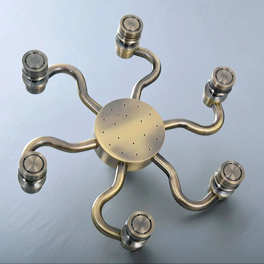 

Antique Bronze Bathroom Rainfall Shower Heads Retro Shower Faucet Set Replace Accessories Dsh252