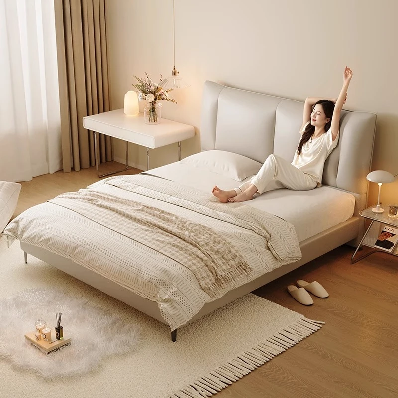 

Japanese Aesthetics Bed High Quality Unusual Romantic Girl Wedding Comfortable Frame Lounge Bed Queen Modern Beliche Furniture