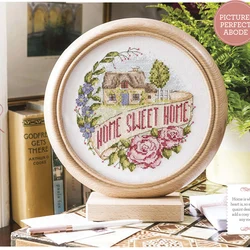 ZZS036 Home Sweet Home DIY Stitch rzemiosło haft zaliczyć nie wydrukowano Cross Stitch pakiety haft krzyżykowy zestawy zestaw do malowania