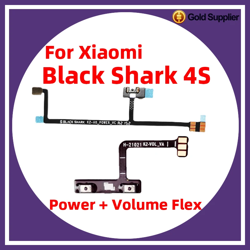 

For Xiaomi Black Shark 4S Power ON OFF Volume Camera Key Button Switch Flex Cable Replacement