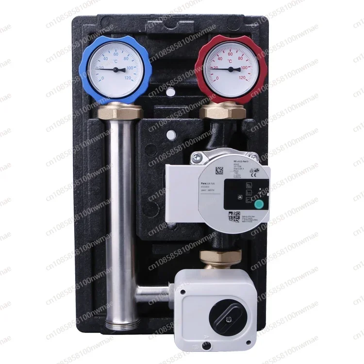 Floor heating pump station Geothermal mixing center Home improvement villa Large flow circulation Energy saving Water saving