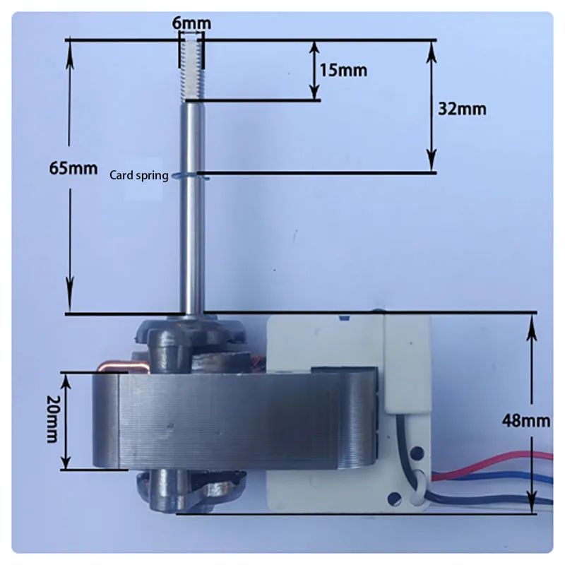 YJ61-20/16 Universal Shield Pole 4-Wire Asynchronous Motor Miniature Small Fan Tower Fan Circulating Fan Motor 220V Motor