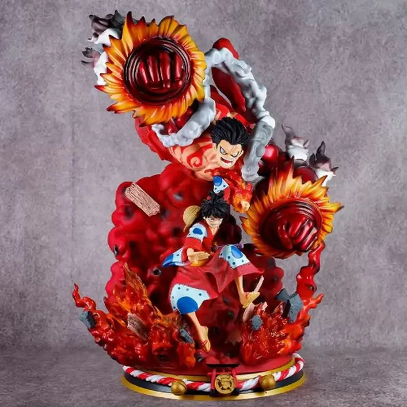 Canon d'artillerie Great Ape King Luffy Crow, une pièce, 43cm, figurine de dessin animé, modèle d'action, Collection de statues pour décoration de bureau