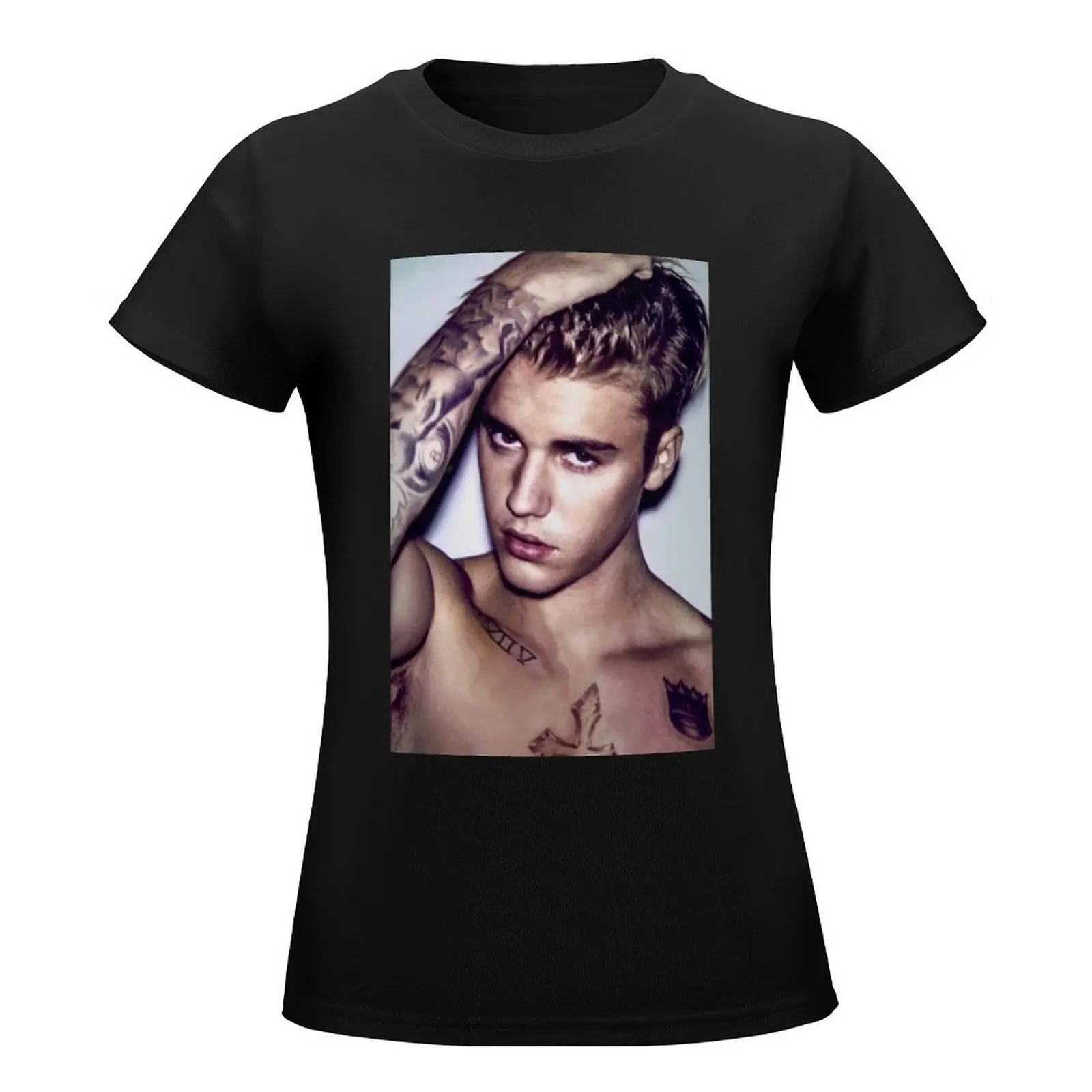 Diverse Melodies, JustinnBiieber T-Shirt kawaii clothes graphics summer top cute t-shirts for Women