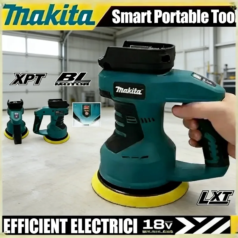 

Беспроводная полировальная машина Makita 18В, аккумуляторная электрическая полировальная машина, инструмент для герметизации и глазурования, для автовоскования и шлифовки