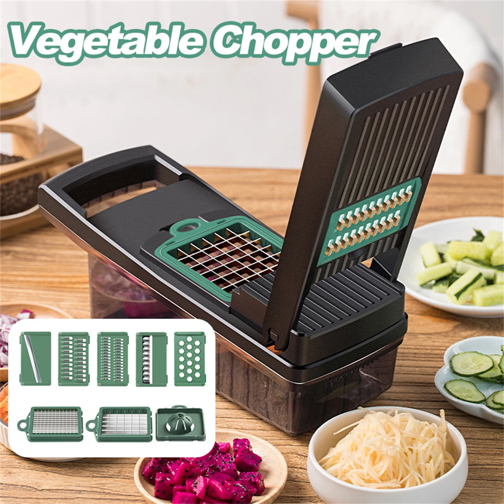 Multifunctional Vegetable Chopper Handle Food Grate Food Chopper Vegetable Slicer Dicer Cut Kitchen Items cocina 2025