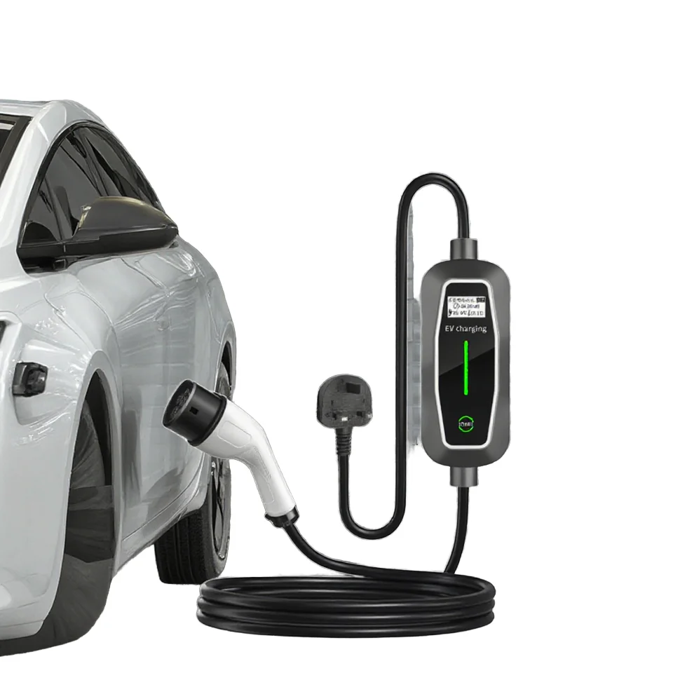 New 16A 3.5kw AC Output Portable Electric Vehicle Charger Type 2 Type 1 GBT 380V Input Charging Station BT App Xuzhao/OEM