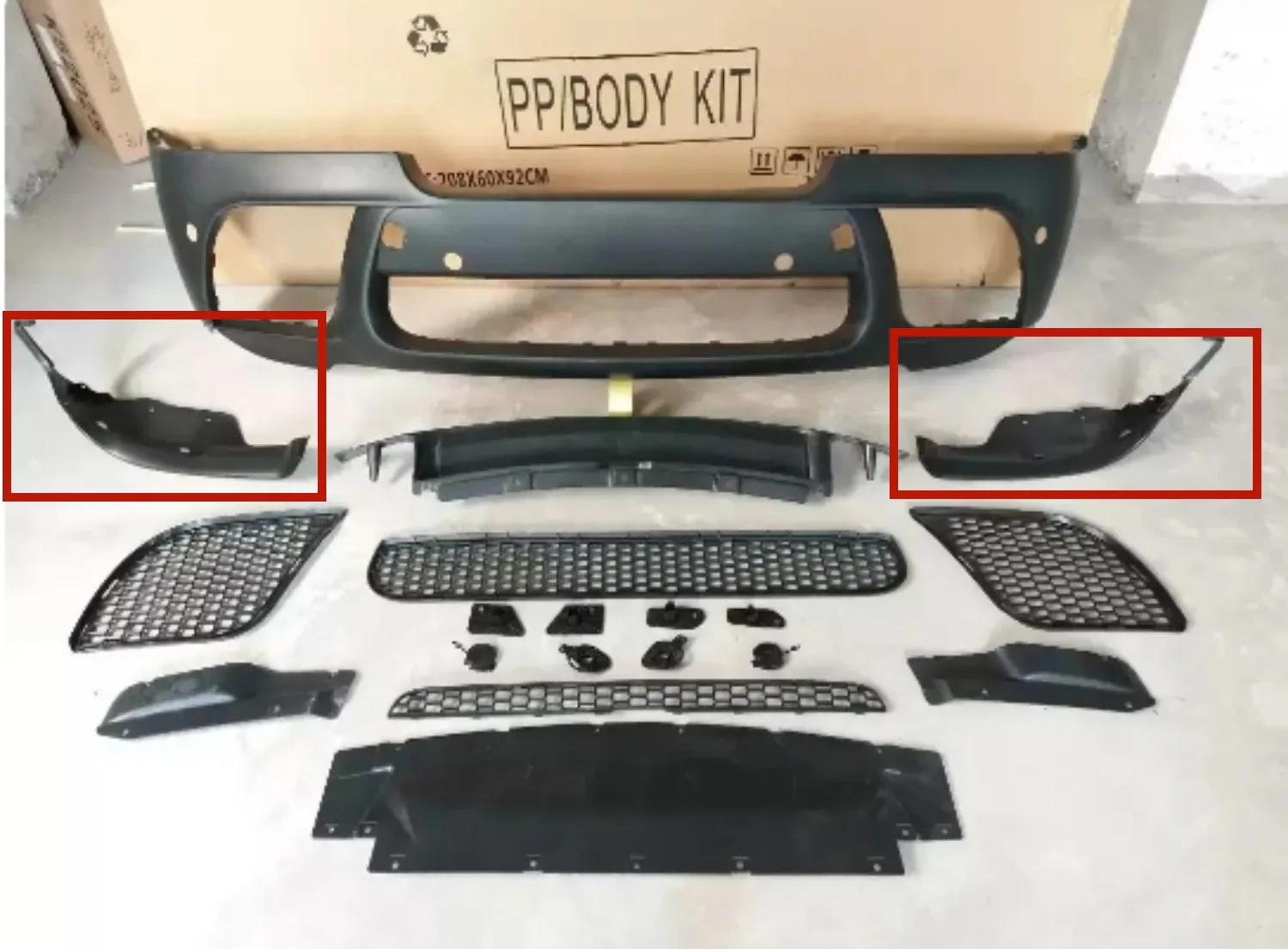 

Угловая нижняя панель переднего бампера автомобиля для BMW X6 E71