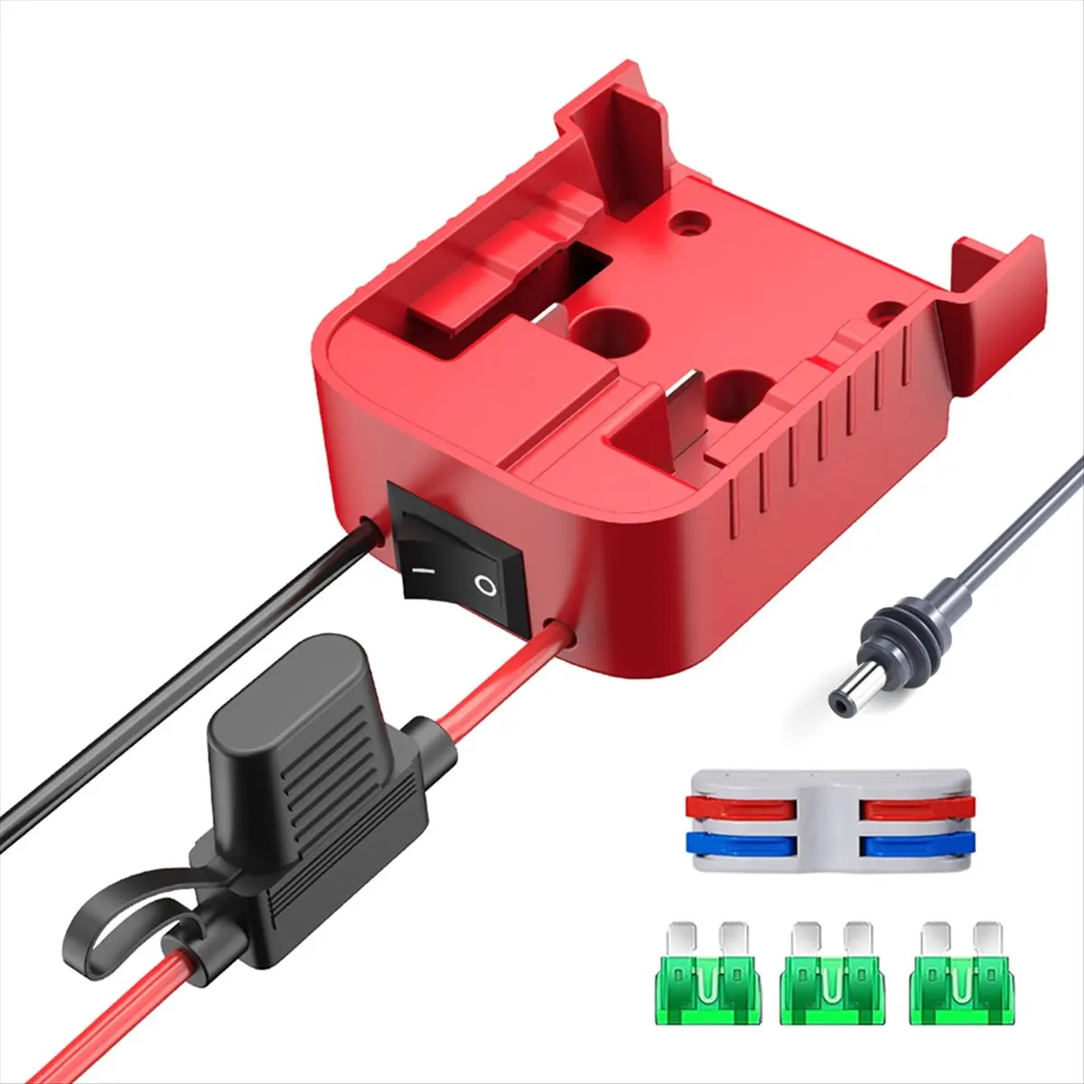 2026 New + For Mini Power Cable 2M for Battery Charger Adapter to DC Power 18AWG Cable Cord Plug