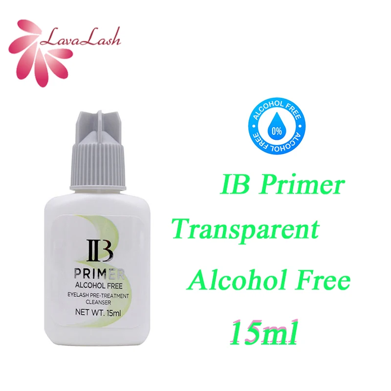 

15ml Korea Original Primer Alcohol Free for Eyelash Extensions Glue Fast Fixing Agent IB Primer Individual Lashes Makeup Tools