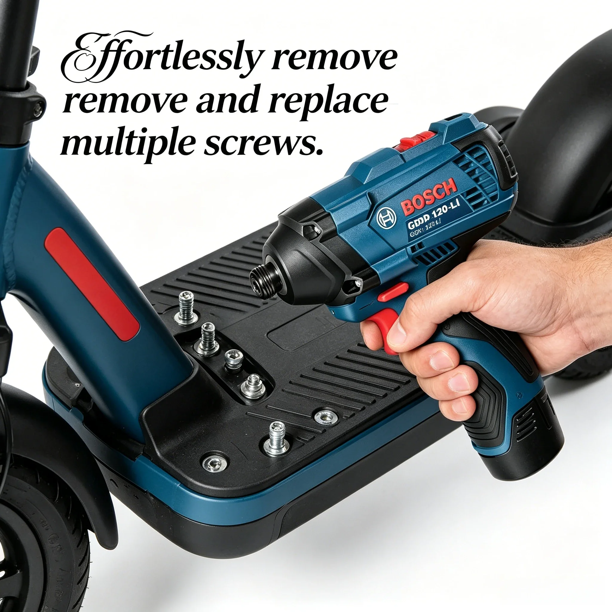 Bosch GDR120-LI Professional 12V Cordless Impact Wrench, Reliable 100Nm Torque Power Tool