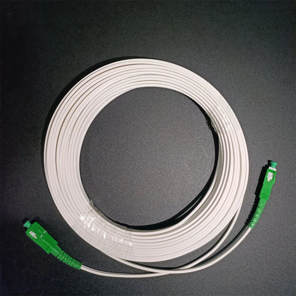 Fiber Optic Cable  SC/APC  to  SC/APC  Drop Fiber Single-mode Indoor Extension Cable Simplex Converter Patch Cord 3M/20M/30M