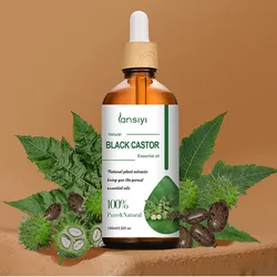 100% Pure And Castor Oil For Hair Growth, Eyelashes And Eyebrows - Carrier Oil For Essential Oils, Aromatherapy And Massage