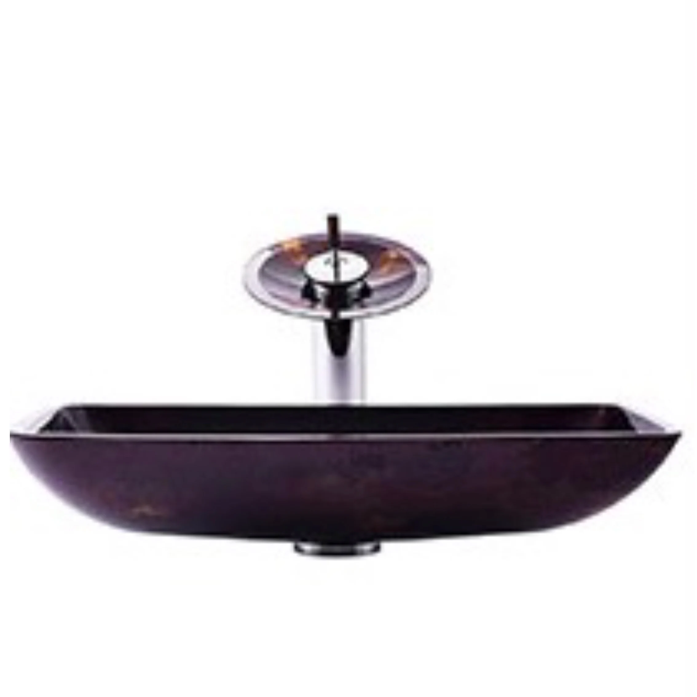 Spray Paint Bathroom Tempered Glass Wash Basin Hotel Wash Basin Bathroom Toilet Wash Basin L570*W370*H110mm