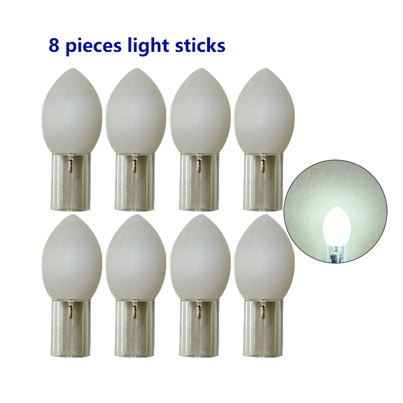 8PCS Elektronische Licht Glow Stick Leucht Glow Stick Ozean Angeln Licht Stick Helle Licht Stick Angeln Zubehör KEINE Batterie – Detail 7