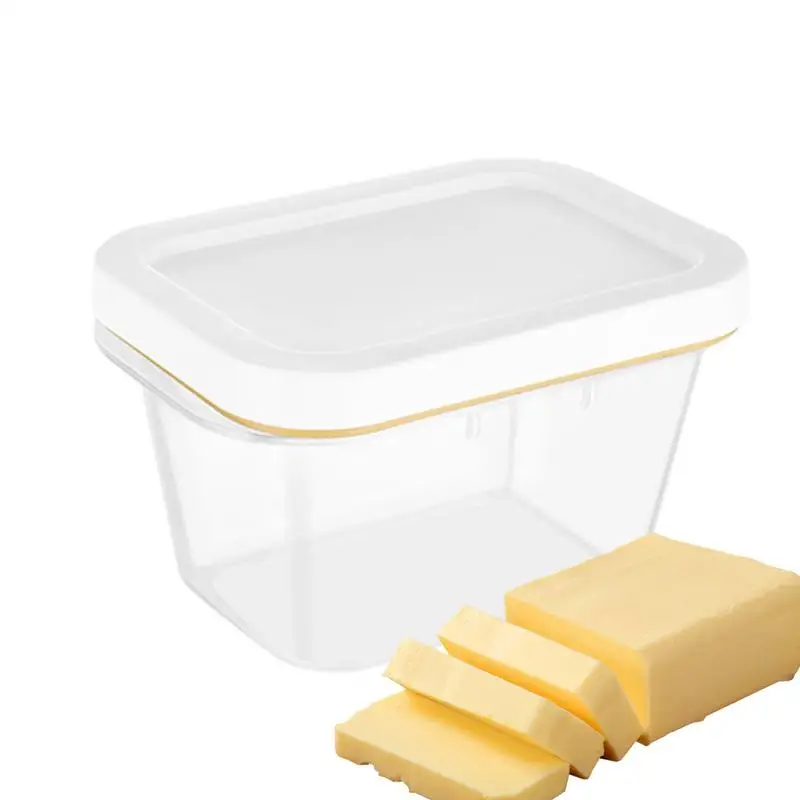 Butter Cutting Box Butter Cutter Refrigerator CrisperSealed Butter Keeper Container Box Multifunction Kitchen Storage Frills