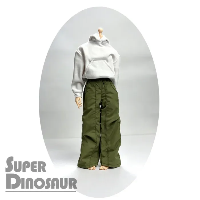 Mehrfarbige, plissierte Freizeithose im Maßstab 1:6, Kleidungsmodell für Soldaten Azone M/S Ob24 Ob22 Zaka BJD Body – Detail 4