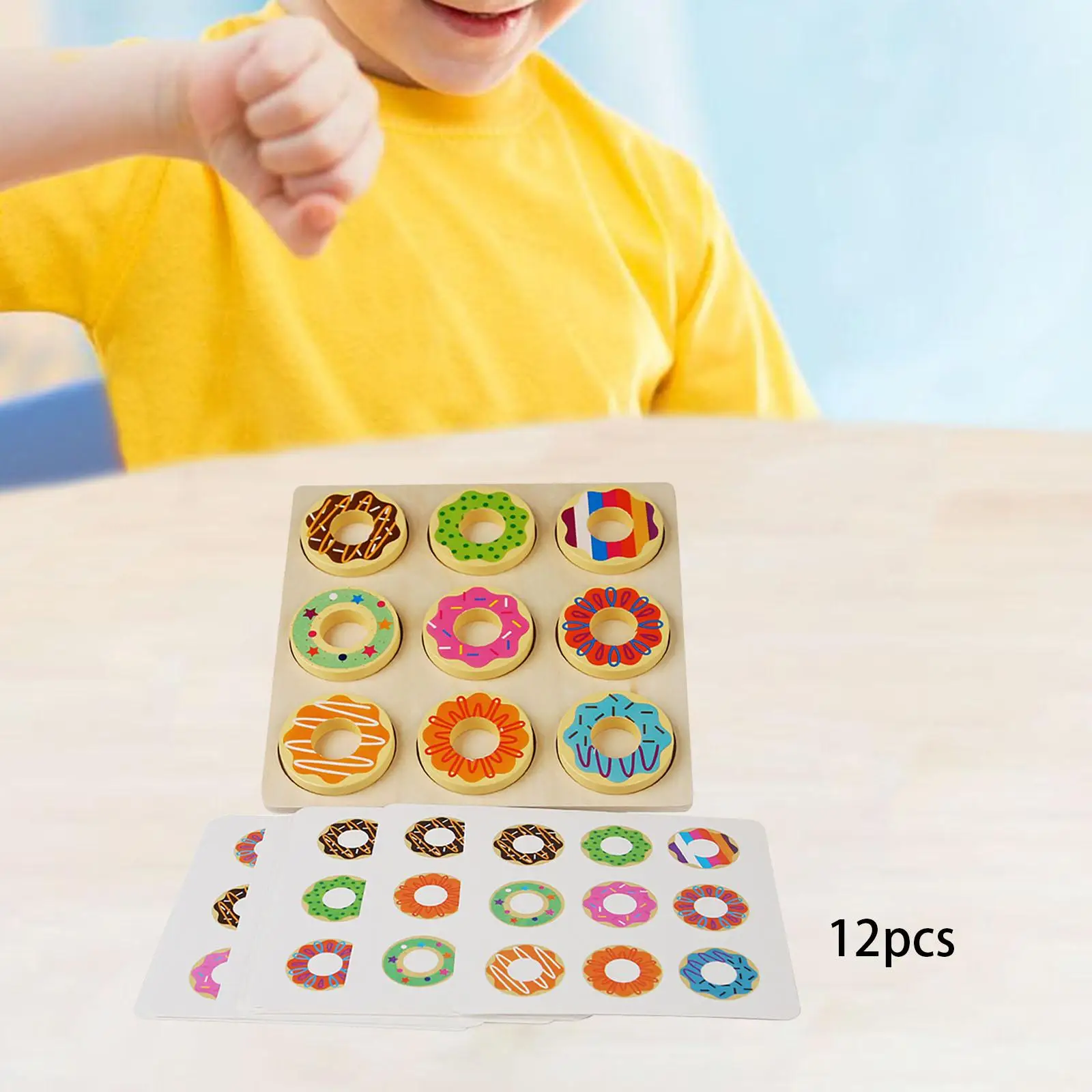 

Деревянная подходящая игрушка, многоразовая сенсорная игрушка Монтессори, игрушка для