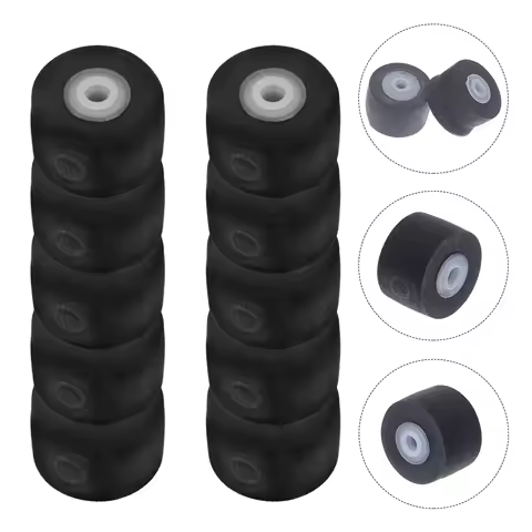 10pcs Pinch Roller Bearing Wheel for Audio Tape Recorder Pressure Cassette Deck Repair 10-6-7.7-1.5mm High Durability Stable