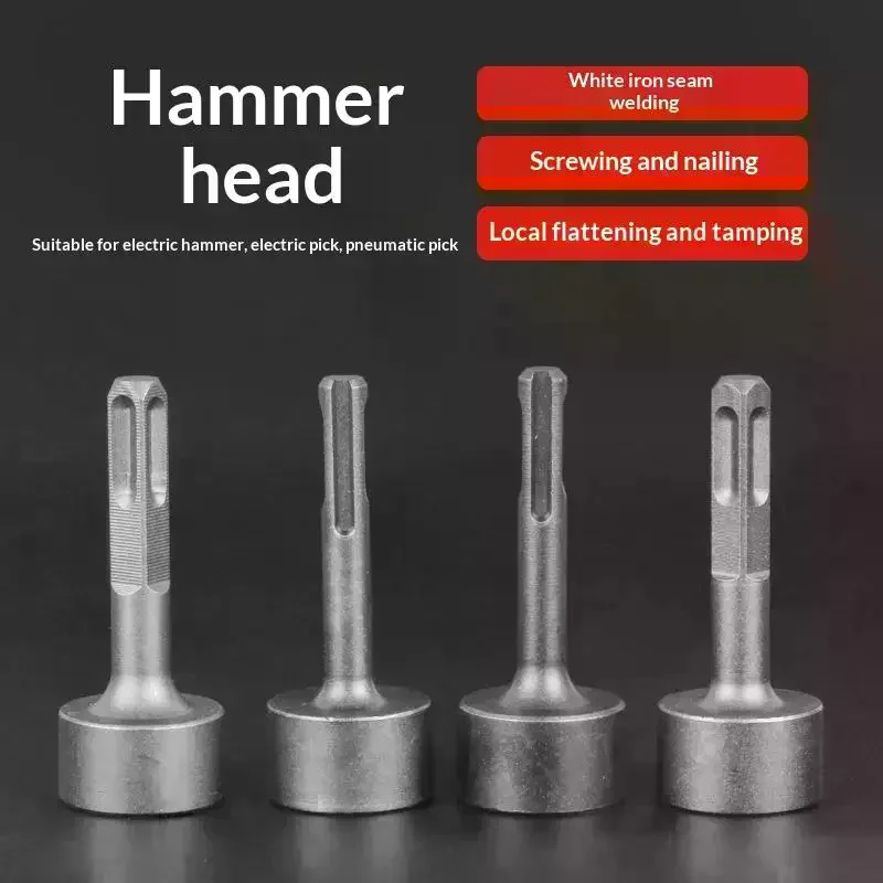 1Pcs Forged Steel Drill Bit Driver 33/34/35mm SDS PLUS Ground Rod Driver Earth Stake Grounding Rod For Rotary Hammer Drill