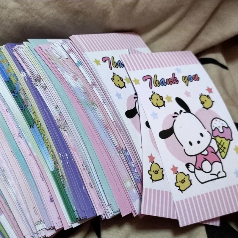 Imagem -03 - Kawaii Sanrio Mix Selagem Adesivos Decoração dos Desenhos Animados Hello Kitty my Melody Kuromi Handbook Material Faça Você Mesmo Bonito 300 Pcs por Conjunto