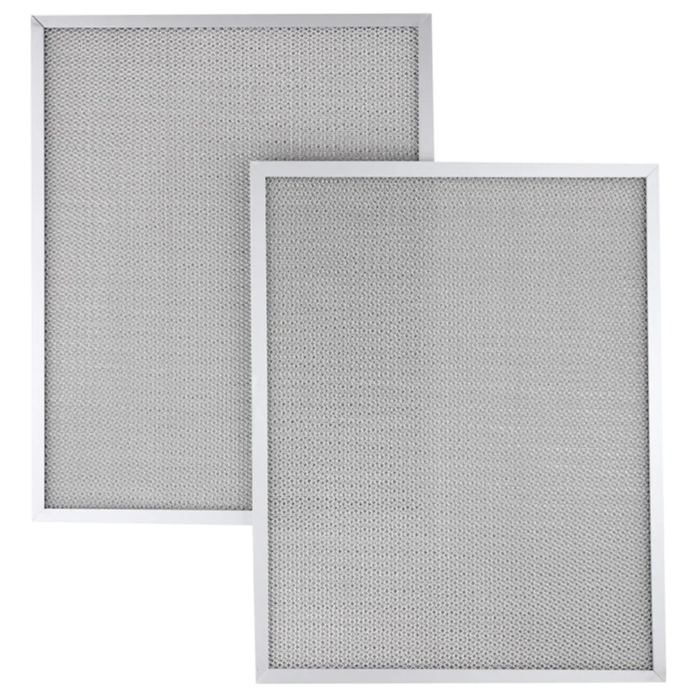 Aluminum Range Hood Filter Pack 2PCS Designed for Compatibility Multiple Hood Types and Sustained Filtration Performance