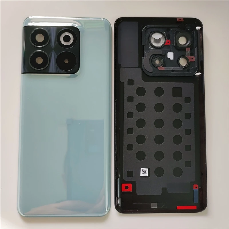 New Glass Battery Cover For Oneplus 10T CPH2415 Back Lid Door 1+ Ace Pro 5G Rear Housing Case With Camera Lens