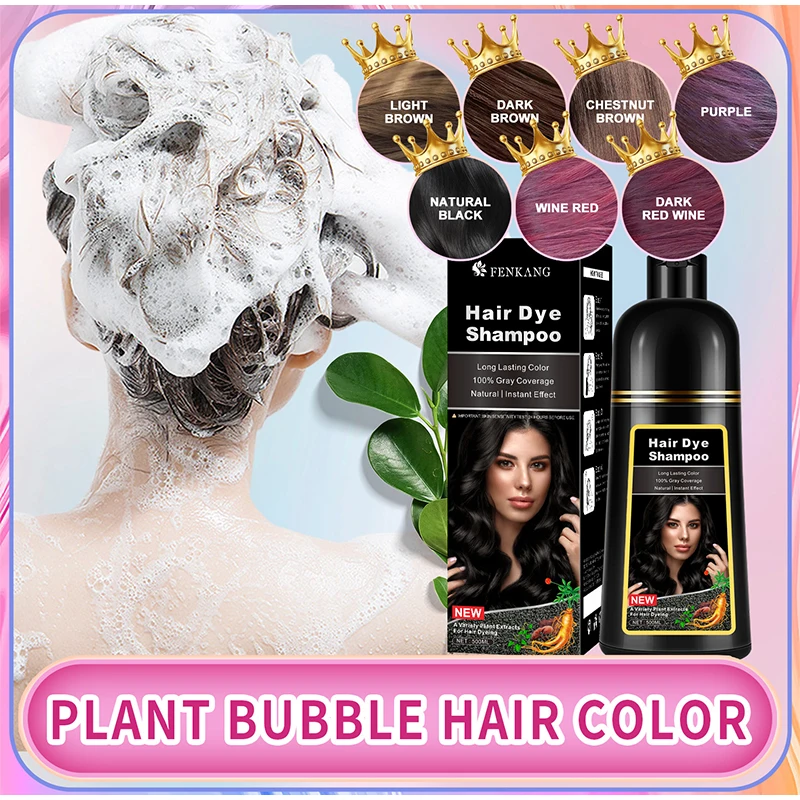 Shampoo colorante per capelli a base di erbe colorante per capelli idratante nero naturale colorante per capelli delicato Non irritante che copre il prodotto per tinture per capelli bianchi