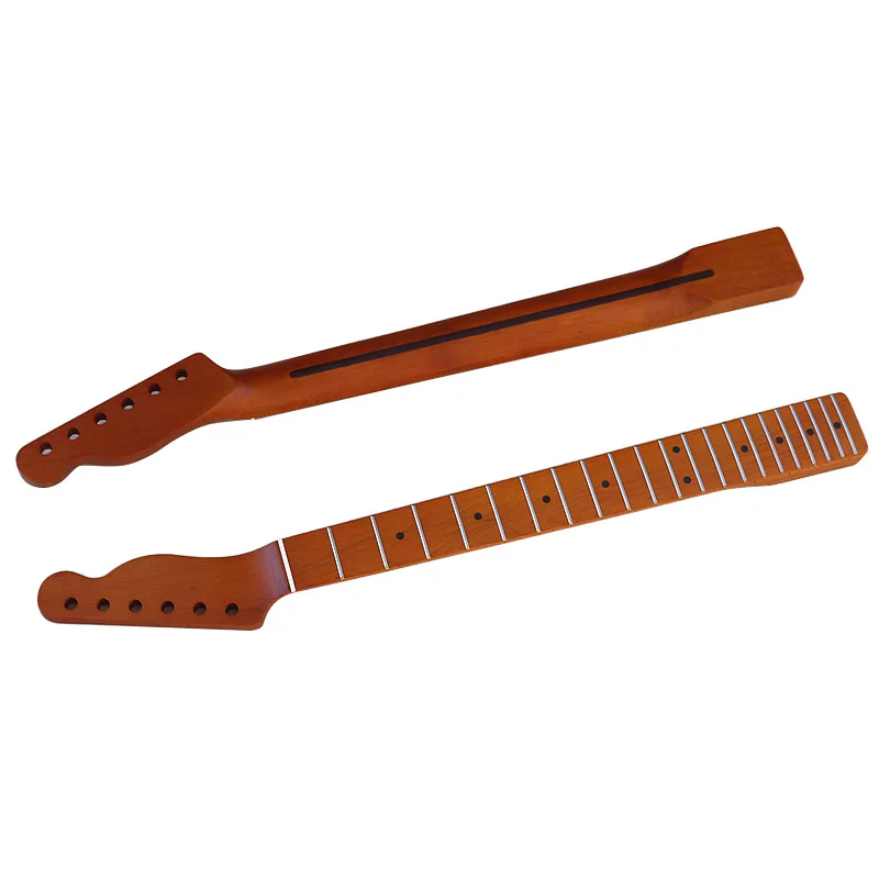 Split 21-fret roasted maple matte with back centerline guitar handle 5.5-5.6cm wide electric guitar neck instrument