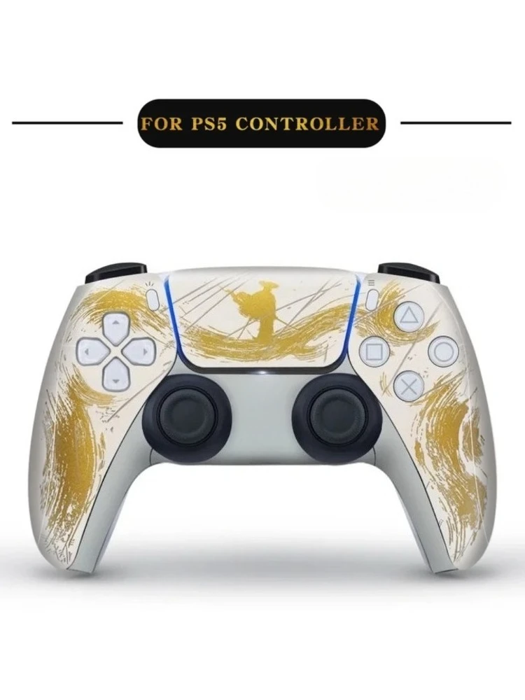 Autocollant de poignée pour contrôleur PS5, accessoires tout compris en PVC micro-mat sur le thème du Yotei, nouveauté 2026