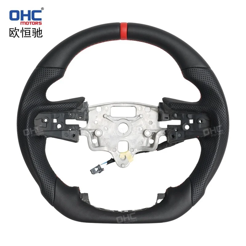 For Chevrolet Silverado 19-21  pickup truck steering wheel modification and upgrade with heated full-leather