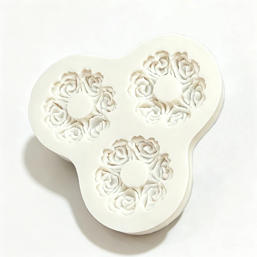 Rose Silikon Sugar Mold Schokolade Cupcake Backen Fondant Kuchen Dekorieren Werkzeuge – Detail 5