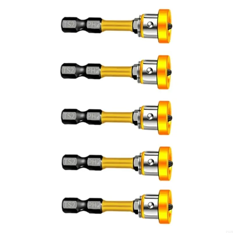 P9FB Industrial Magnetic Bit 1/4Inch Hexagonal Shank Steel High Durability Wear Resistant Professional Use