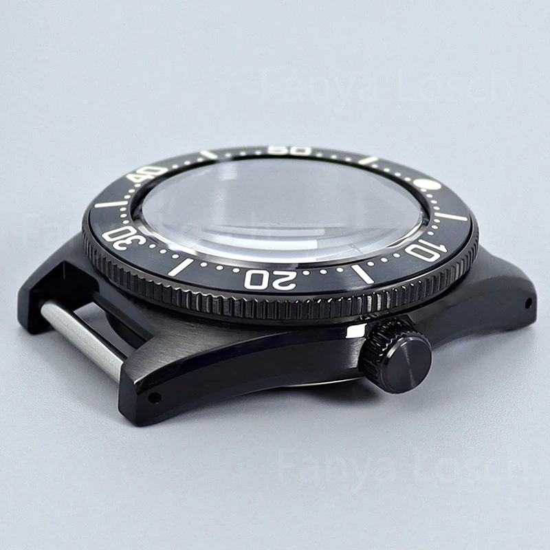 

40mm Diving NH35 Watch Case Sapphire Glass Modified Parts For Seiko NH35 NH34 NH36 NH38 Movement 28.5mm Dial Black Tiger Whale