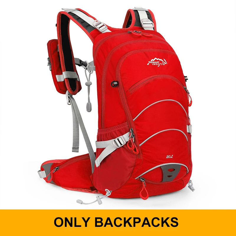 NONE Bergsteigen 20-Liter-Trinkrucksack für Herren, Sportweste, wasserdicht, Camping, Wanderrucksack mit Regenschutz 6