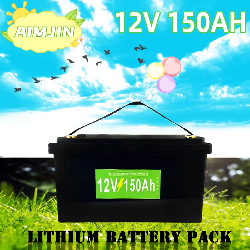 12V 150000mAh lithium iron Phosphate Battery Pack Suitable for Solar and Electric Vehicle Batteries