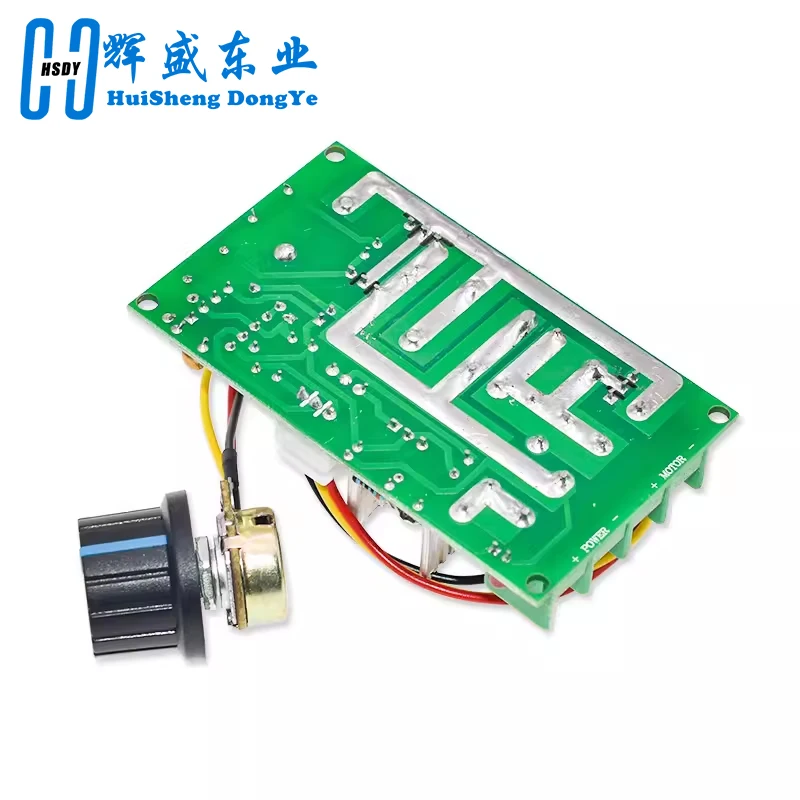 DC10-60V DC motor speed regulator 12V 24V 36V 48V High power drive module PWM Motor speed controller 20A huidige regulator