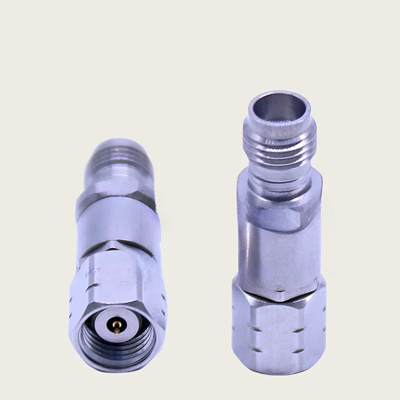 1pcs 1.85MM Precision Stainless Steel 67G High Frequency Test Adapter 1.85MM Male to Female Millimeter Wave Test Connector