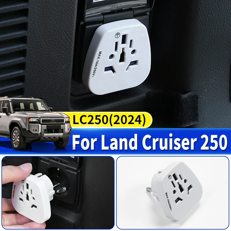 

Trunk Power Plug For 2024 Toyota Land Cruiser 250 LC250 FJ250 Interior upgrade Accessories Tuning 12V to 110-240 Volt Converter