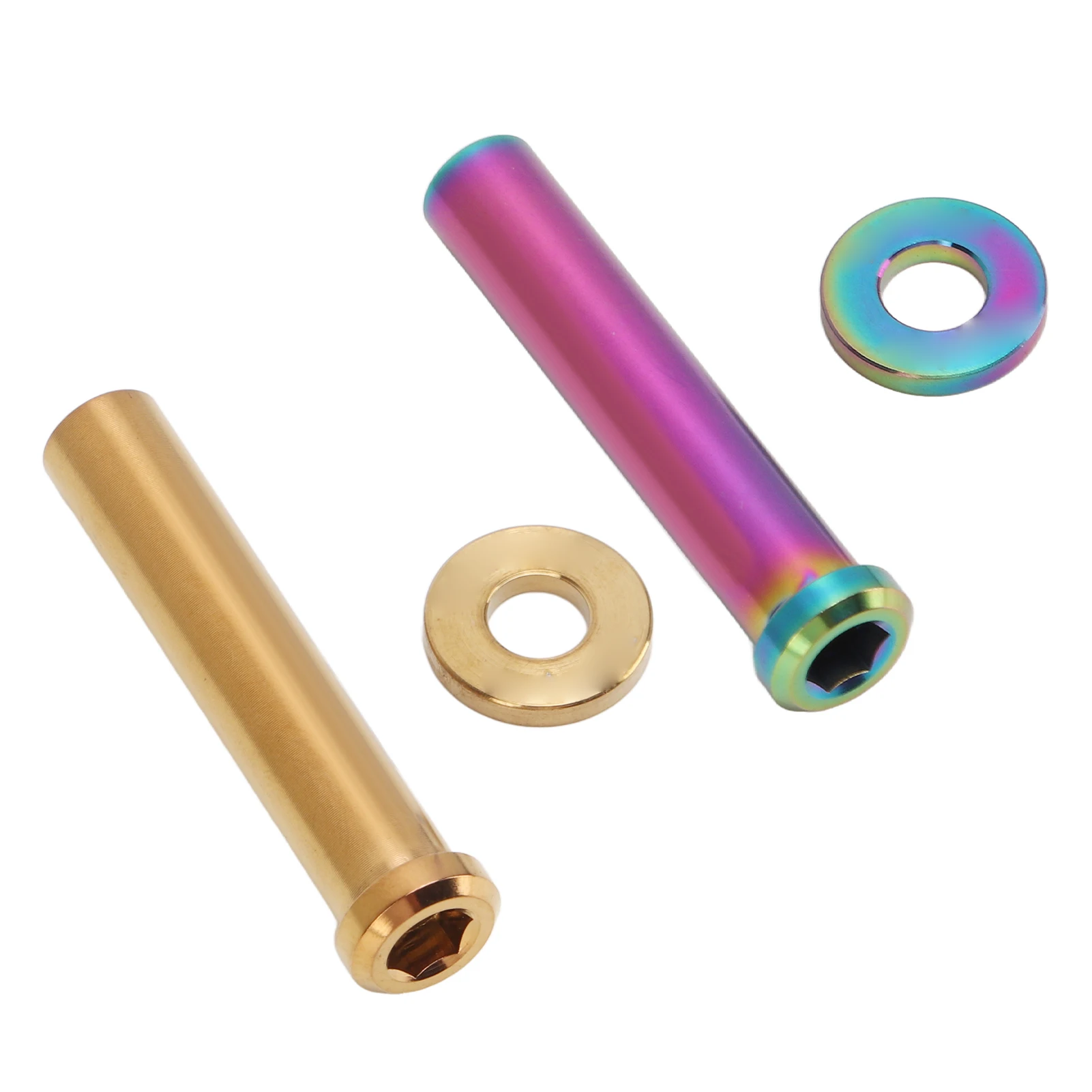 

Bike C Clamp Fixed Nuts M6x40mm Titanium Alloy Road Bike C Brake Pivot Nuts with Washer for Mountain Road Bike Accessories