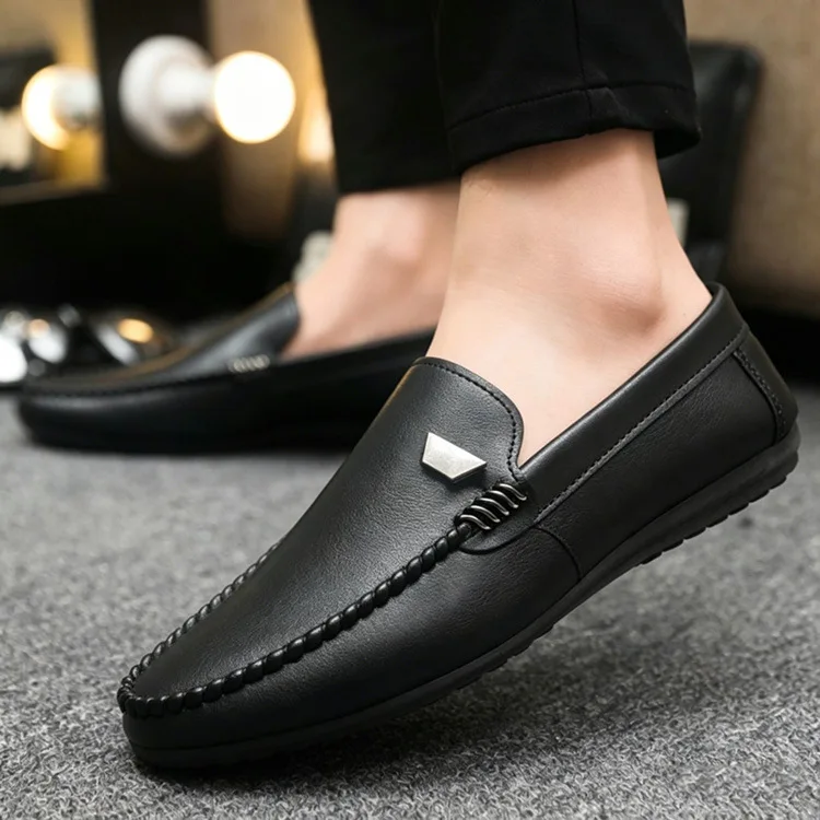 Frühling Herbst Herren Freizeitschuhe Weichsohlige Sneaker Slipper Herren Fahrschuhe – Detail 5