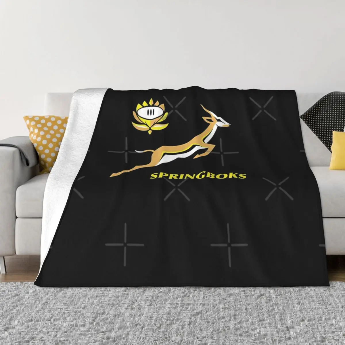 South African Flag SA Rugby Bokke Springboks South Africa A Ultra-Soft Micro Fleece Blanket