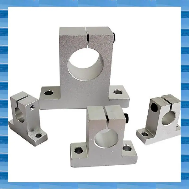 

AT53 2 шт. зажимной стержень линейного перемещения, направляющая для рейки, опорный кронштейн вала, крепление для муфты SK20 20 мм