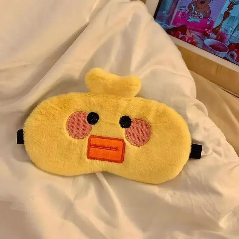 Cute Panda Eye Mask, Duck, Rabbit, Small Animal Nap Eye Mask, Suitable for Office and Home Use Pink Eye Mask Cute Panda Eye Mask