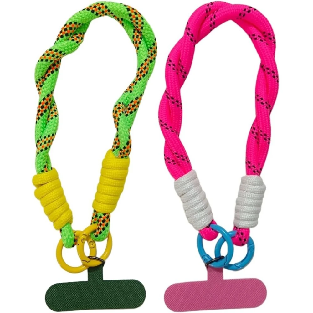 

2 шт. регулируемый универсальный ремешок для телефона на запястье для спорта на открытом воздухе, удобная безопасная веревка с защитой от падения, ключи для камеры, подвесная веревка