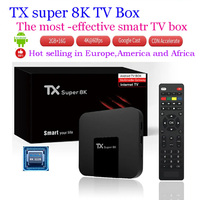 [Genuine]Hot selling Super Smart TV Box TX Super 8K Android 11 TV box Global Market Media Player Shows 2GB 16GB Wifi Set Top Box