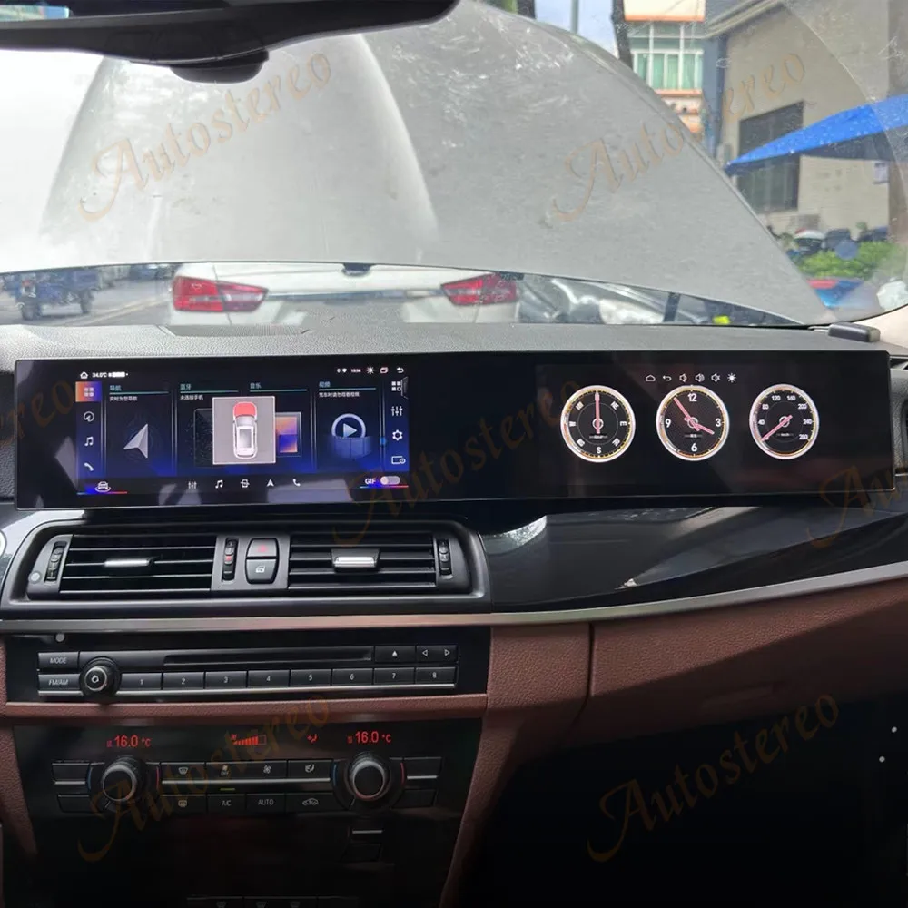 Android 13 Car Player Dual 12.3 Inch GPS Navigation For BMW 5 Series F10 F11 2010-2017 Car Radio player Auto Video stereo