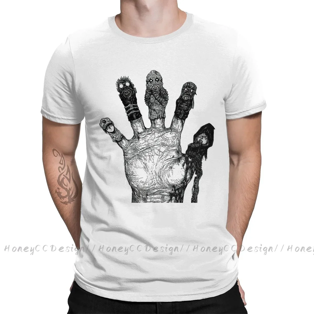 Dorohedoro New Arrival T-Shirt Dorohedoro Anime Shirt Crewneck Cotton Men TShirt For Adults Plus Size