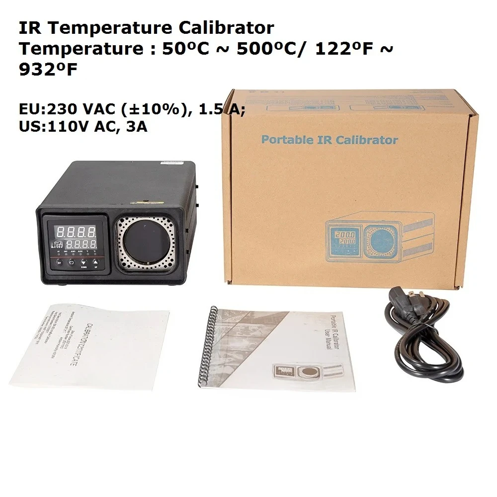 Portable IR Calibrator Small Infrared Thermometer Calibrator  for Temperature Calibration  50ºC ~ 350ºC Resolution ±0.5ºC